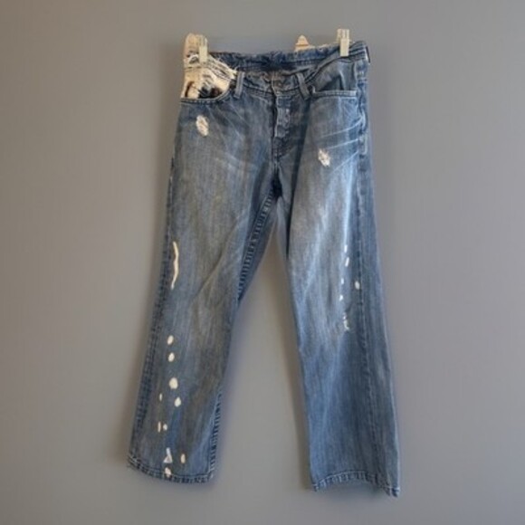 Armani Exchange Men’s Distressed Jeans 30x30 American Streetwear Style - Picture 1 of 9